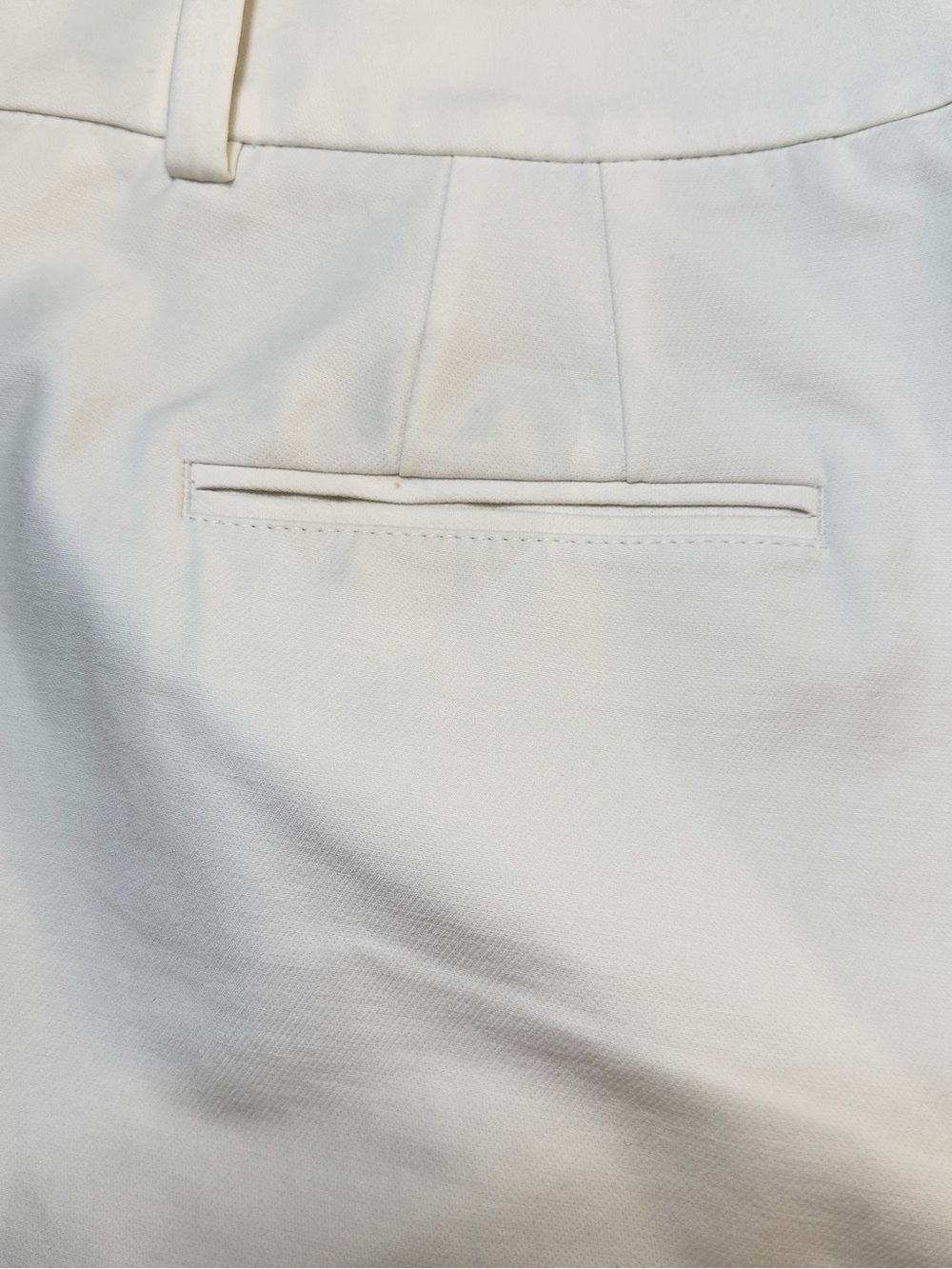 White House | Black Market Women’s White Straight-Leg Slim-Ankle Pants - Picture 3 of 7
